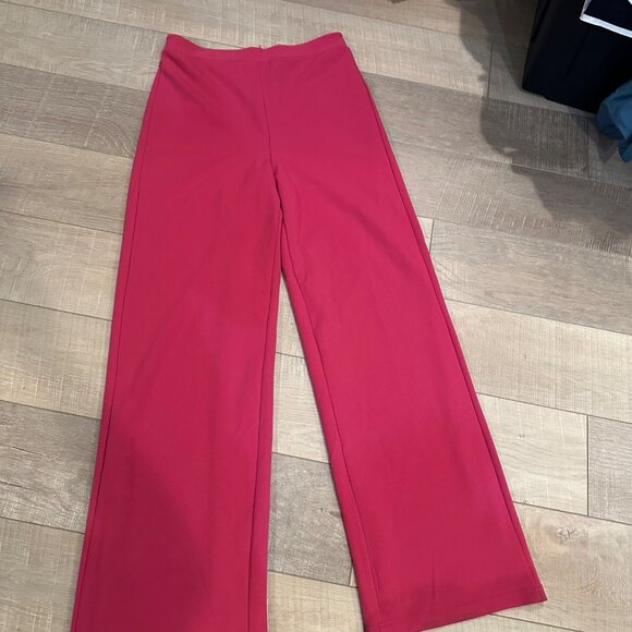 LULUS WOMENS PINK DRESS PANTS LARGE ZIP CLOSURE - Picture 2 of 9